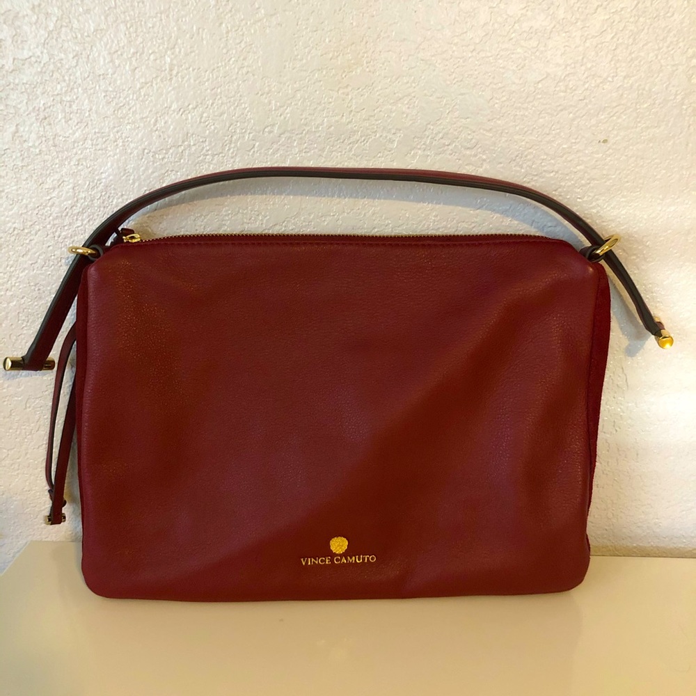 Vince Camuto Red Over the Shoulder Handbag / Purse